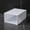 A, variant on RKZDSR Women's Style Transparent Shoe Box - Folding, Thickened, Drawer-Type Free Combination Plastic Shoe Storage Box