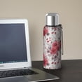 thumbnail image 5 of 20 Oz Pioneer Flower Coffee Tumbler Double Wall Insulated Stainless Steel Water Bottle | Metal Reusable Thermoses Flask with Cup Cap | Leak & Sweat Proof with Anti-Dust Lid, 5 of 7