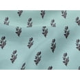 thumbnail image 4 of oneOone Viscose Jersey Pastel Mint Fabric Leaves & Floral Block Sewing Craft Projects Fabric Prints By Yard 60 Inch Wide, 4 of 5