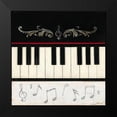 thumbnail image 2 of Fisk, Arnie 15x15 Black Modern Framed Museum Art Print Titled - Piano Play, 2 of 5