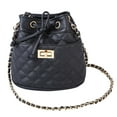 thumbnail image 1 of Lady Bucket Bag Fashion Solid Color Drawstring Crossbody Bag Shoulder Purse, 1 of 10