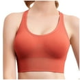 thumbnail image 2 of Aoochasliy Bras for Women Large Size Sports Underwire Beautiful Back No Steel Ring Shockproof Vest Type Fitness Women Casual, 2 of 4