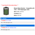 thumbnail image 2 of Blower Motor Resistor - Compatible with 1993 - 1999 Volkswagen Jetta 1994 1995 1996 1997 1998, 2 of 2