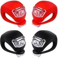 thumbnail image 1 of CHUANK Waterproof Silicone Cycling Lights for Road & Mountain Bikes  Safety Day/Night  4 Pack Front & Rear LED Bike Light Set, 1 of 6