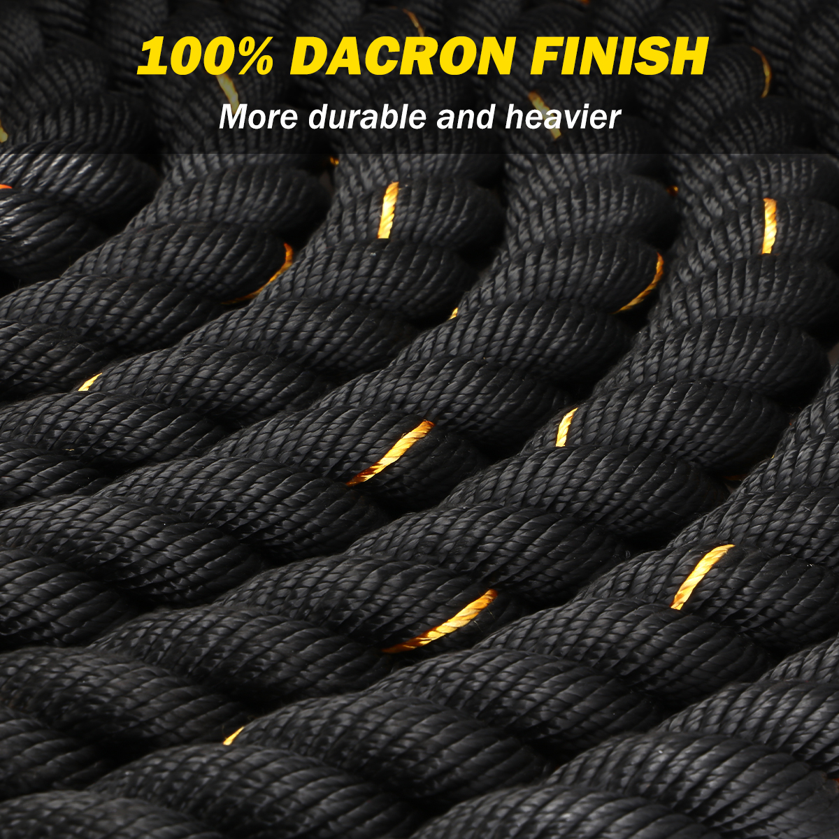 1.5inch Heavy Exercise Training Rope 30ft Length,Heavy Battle Rope for Strength Training - image 4 of 9