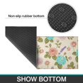 thumbnail image 6 of Pioneer Flower Floral Print Pattern Anti Fatigue Kitchen Rugs Set Of 2, Non Slip Washable Decorative Floor Mats for Kitchen Sink Laundry, 17"x30" and 17"x47", 6 of 6
