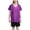 Purple, variant on Boys Short Sleeve V-Neck Athletic Shirt + Black Shorts, Breathable Quick Dry Sport Uniform for Football, Basketball, Badminton 3-10Y(Purple, 9-10 Years)