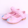 thumbnail image 1 of Nuevos zapatos informales de Disney para niños, zapatos de princesa Frozen, zapatos de baile para niñas, zapatos individuales de encaje de perlas elsa, 33 plantillas de 19,5 cm Gao Jinjia LED, 1 of 2