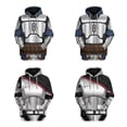 thumbnail image 2 of Disfraz de Cosplay de Star Wars de Disney, sudaderas con capucha mandalorianas, chaqueta con estampado 3D, abrigo para hombre y mujer, Tops para adultos, accesorio para fiesta de Halloween34XL Deng Xun unisex, 2 of 2
