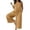 *Yellow, variant on VBVC Women's Cotton Linen Jumpsuit with Pockets , Casual V-Neck Wide Leg Romper For Women , Ladies' Drawstring Waist Summer Vacation Outfits, S-3XL