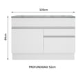 thumbnail image 3 of Gabinete Bajo Bufetera Madesa Glamy 120cm Con Encimera Blanco 01, 3 of 5