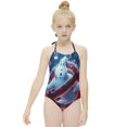 thumbnail image 3 of Ghostbusters Logo Cartoon Children's One-piece Swimwear Halterneck Swimsuit Summer Beach Girl's Bathing Suits Breathable Beachwear, 3 of 7