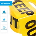 YARNOW 1 Roll Crime Scene Tape Warning Tape Nonadhesive Caution Tape Keep Out Tape for Safety