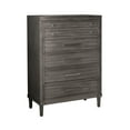 thumbnail image 2 of Furniture of America Ayana 5-Drawer Chest, Powder-Coated Gun Metal, 2 of 4