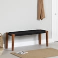 thumbnail image 1 of South Shore Balka Wood and Rope Bench, in Black and Natural, 1 of 11