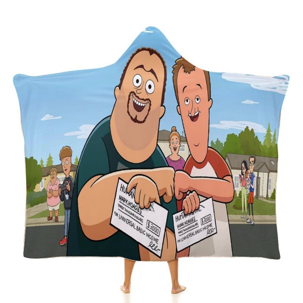 Tipos de Renta Básica Universal Manta Capa con Capucha Anti-Bolitas, Manta de Lana Ártica Suave, Manta Portátil de Felpa Ligera y Lujosa, Poncho para Siesta en Casa y Oficina, 100*130cm