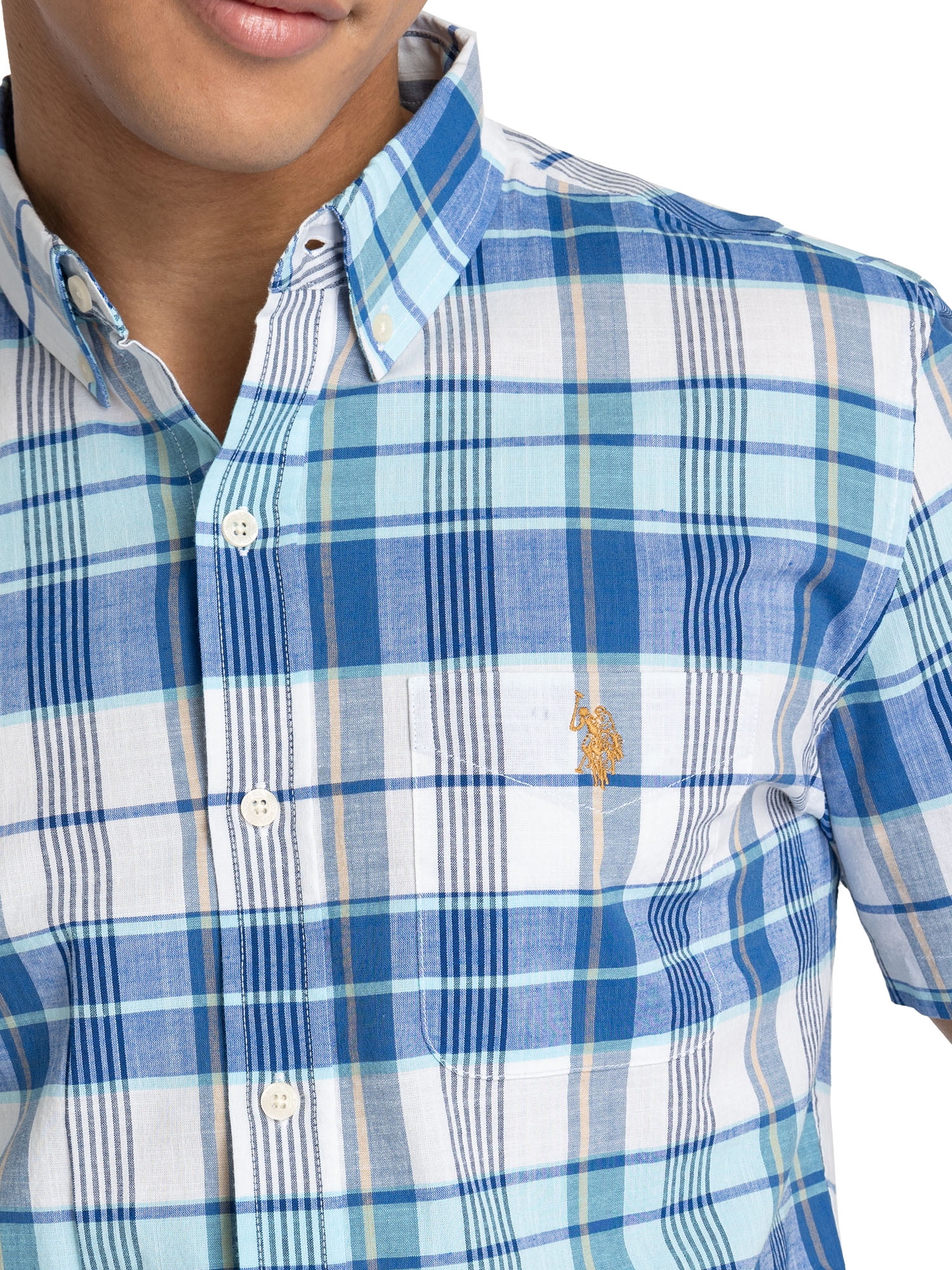 U.S. Polo Assn. Men's Short Sleeve Buttondown Shirt