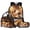 Cartoon Cow, variant on FUIALDOLG Dino On Board Backpack for Boys Dinosaur Backpack with Lunch Box Pencil Case 17 Inch Bookbag Large Capacity School Bag Elementary Middle School Backpacks for Girls