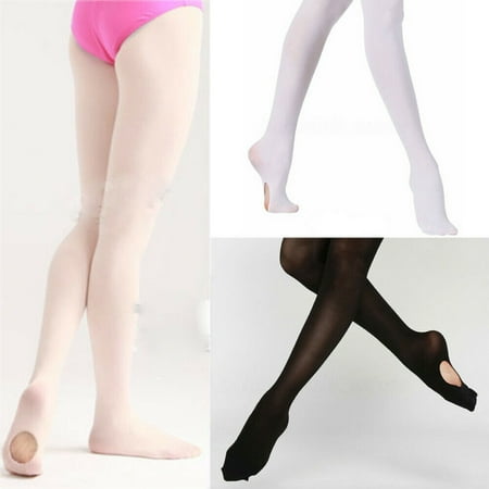 6 Stockings - Convertible Tights Dance Stocking Socks Ballet Pantyhose for Kids