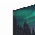 thumbnail image 2 of Luxe Metal Art 'Northern Lights In Winter Forest 3' by Luxe Portfolio, Metal Wall Art, 36"x24", 2 of 9