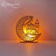 thumbnail image 1 of Madera Led Eid Mubarak Decoración Durable Craft Ornament Gift matsuzay HA043500-01, 1 of 6