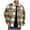 A-Khaki, variant on Mens Flannel Shirts Jackets Casual Button Down Plaid Shackets Jacket Long Sleeve Wool Blend Lapel Outwear Coat with Pockets Fall Fashion Clohtes A-Khaki