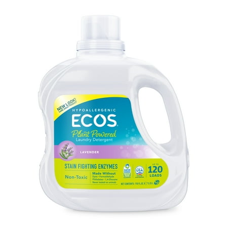 ECOS Lavender Laundry Detergent, 110 Ounce (2 Pack)