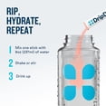 thumbnail image 3 of DripDrop Zero Sugar Fast Hydration - Peach and Raspberry Lemonade Electrolyte Powder Drink Mix, 10 Count, 3 of 9