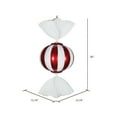 thumbnail image 2 of Vickerman 36" Red and White Candy Ornament with Glitter Accents, 2 of 2