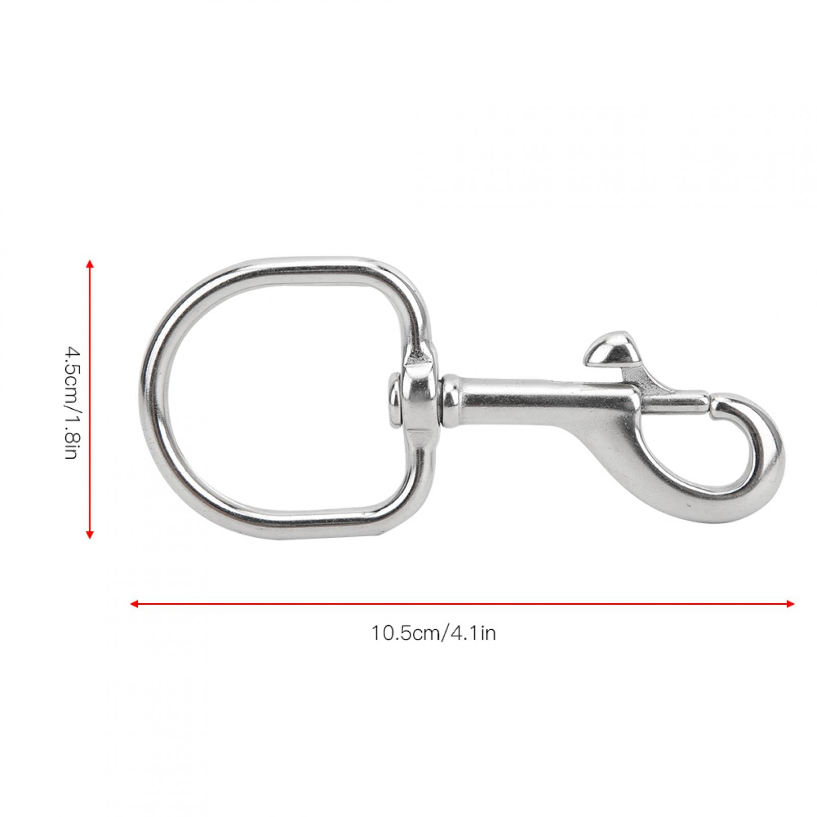 Fugacal Lanyard Lobster Clasp,316 Stainless Steel Single Head Hook D