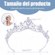 thumbnail image 2 of Reina Corona Princesa Boda Tiara Tiara Nupcial Y Cumpleaños Plateado, 2 of 5
