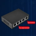 thumbnail image 4 of Rallonge POE 5 Ports 100Mbps 1 Interrupteur Réseau 4 Sorties Répéteur IEEE802.3af TAPDRA Pièce de Rechange, 4 of 4