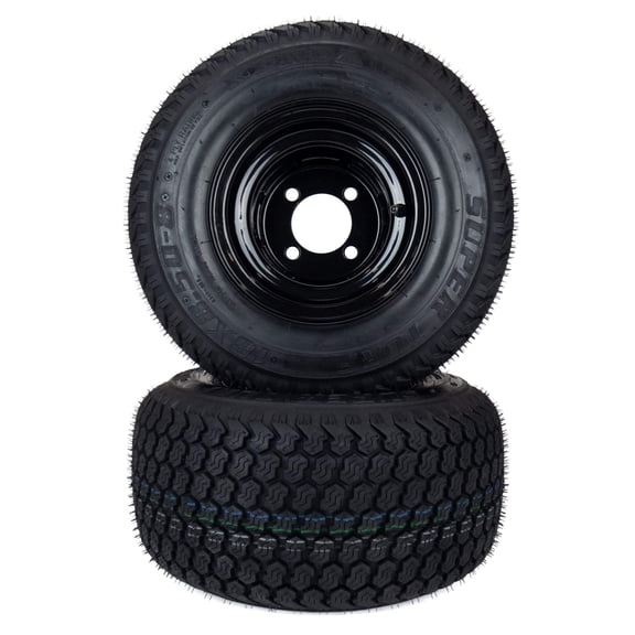 (2) Super Turf Tire Assemblies 18x8.50-8 Fits BigDog Alpha 42" 52" 604963