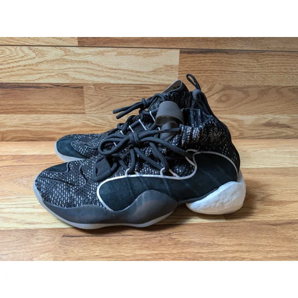 Ad-id-as Crazy BYW X Primeknit Men's Size 6 Black White Basketball Casual Shoes