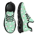 thumbnail image 1 of Zapatillas de deporte de malla con dibujos de dientes bonitos, cómodas, con plataforma y amortiguación de aire, para mujer, ligeras y a prueba de golpes, para correr, tenis, 1 of 6