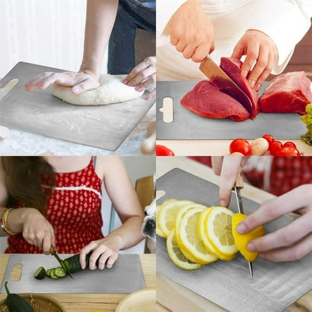 

1.5mm Thick Stainless Steel Cutting Board Suitable For Home Kitchen Cooking Outdoor Camping Hiking Backpacking Travel Corn Grinder Disc Meat Cutting compatible with Machine Mini Cheese Shder Mindful