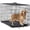 Black, variant on BORGEBY 48 Inch Dog Crates for Large Dogs Folding Metal Wire Crates Dog Kennels Outdoor and Indoor Pet Dog Cage Crate with Double-Door,Black