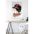 thumbnail image 5 of MLB Baltimore Orioles - Drip Helmet 22 Wall Poster with Magnetic Frame, 22.375" x 34", 5 of 5
