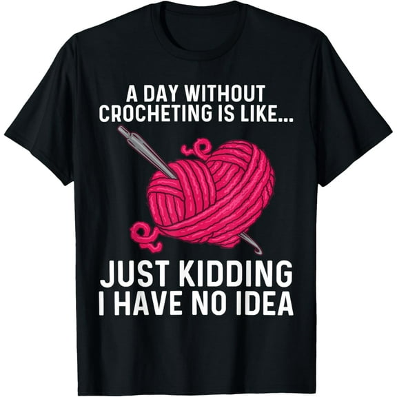 Crocheting Art For Women Grandma Crocheter Crochet Lovers T-Shirt