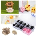 thumbnail image 3 of Narices De Ojos De Plástico Con Arandelas Para Accesorios De Bricolaje, Ojos Reflectantes, Superficie Lisa Para Animales De Peluche, Muñecos De Peluche, Osos De Peluche, 3 of 7