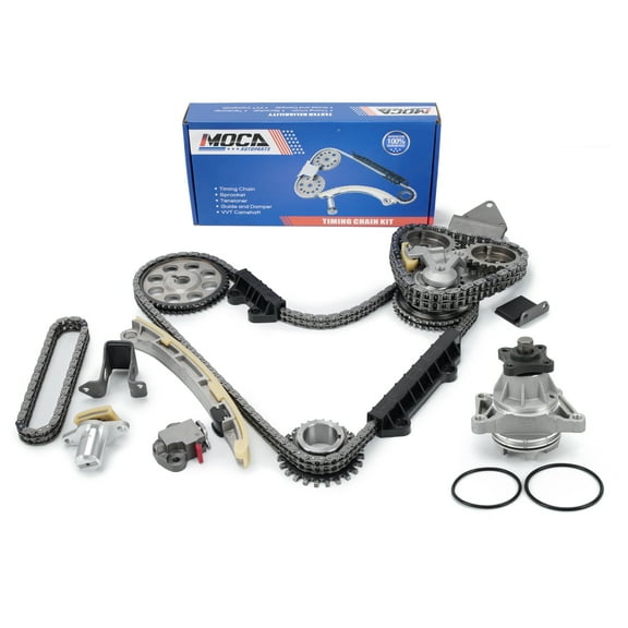 MOCA AUTOPARTS Timing Chain Kit Water Pump Fit for 1999-2005 Suzuki Grand Vitara 2.5L & 2001-2006 Suzuki Xl7 2.7L & 2001-2004 Chevrolet Tracker 2.5L