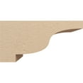 thumbnail image 3 of 9"W x 18"D x 9"H Wide Newport Rough Cedar Woodgrain TimberThane Corbel, Primed Tan, 3 of 6
