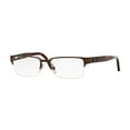 thumbnail image 6 of Versace VE 1184 Metal Unisex Rectangle Eyeglasses Brushed Brown 53mm Adult, 6 of 6