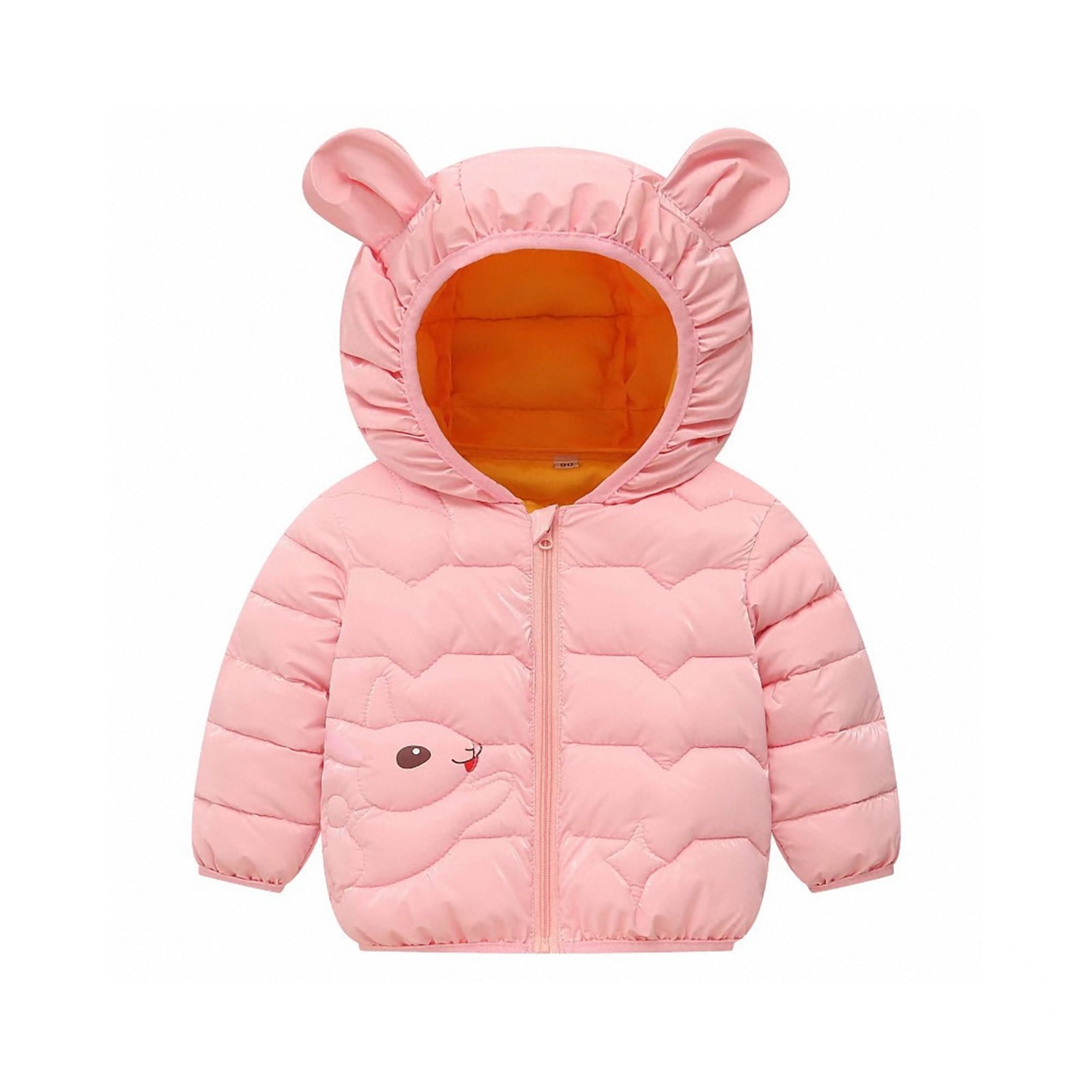 AJIWYH Kids Puffer Jacket,Little Girls Boys Cartoon Coat Winter