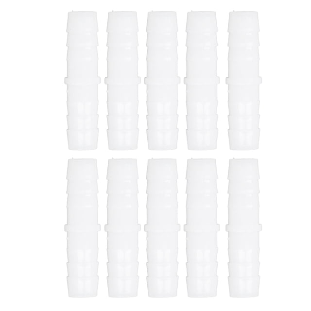 Barbed Fitting, Equal Diameter PE 10Pcs Plastic Hose Barb Stiffness For Aquarium 12-12mm