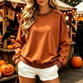 thumbnail image 2 of Hearthz Vintage Oversized Sweatshirt Women Raglan Long Sleeve Drop Shoulder Crewneck Sweatshirts Women Fall Winter Womens Pullover Sweatshirt, 2 of 8