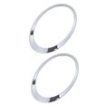 thumbnail image 1 of Headlight Trim Rings, Left Right ABS PP Headlight Bezel Cover for MINI Clubman F54 2014 2019, with OEM 51137351371 51137351372, Direct Replacement for Cracked Weathered Trim, 1 of 7