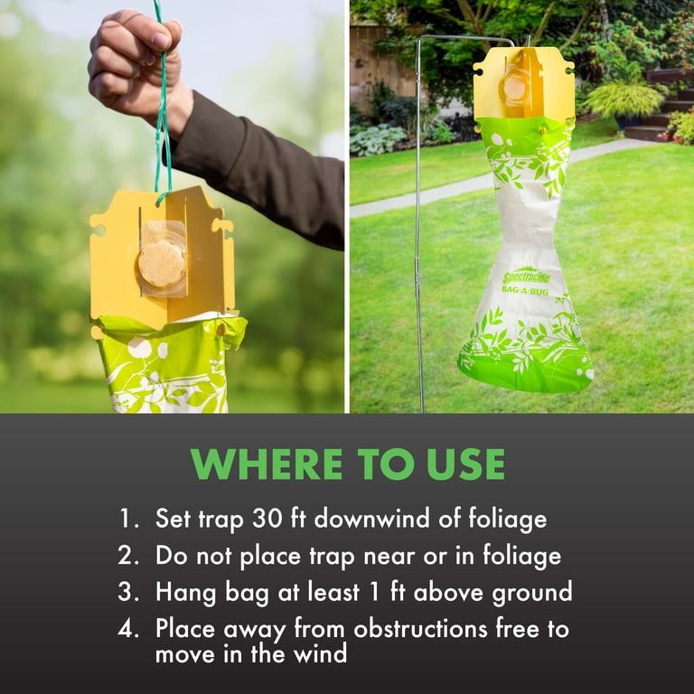 Spectracide Japanese Beetle Trap with Dual Lure System for Outdoor