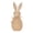 B, variant on Faux Wicker Easter Bunny Figurines, 7.9 Inch Rattan Effect Plastic Statues with Blue Bows, Rustic Easter Table Centerpiece and Shelf Decor, Styles A-C