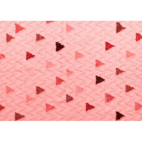 Ahgly Company Indoor Rectangle Solid Red Modern Area Rugs, 2' x 3'
